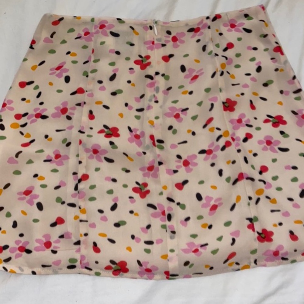 light pink floral princess polly mini skirt